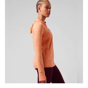 Athleta Women's Pacifica‎ Illume UPF Relaxed Jacket XS Orange NWT